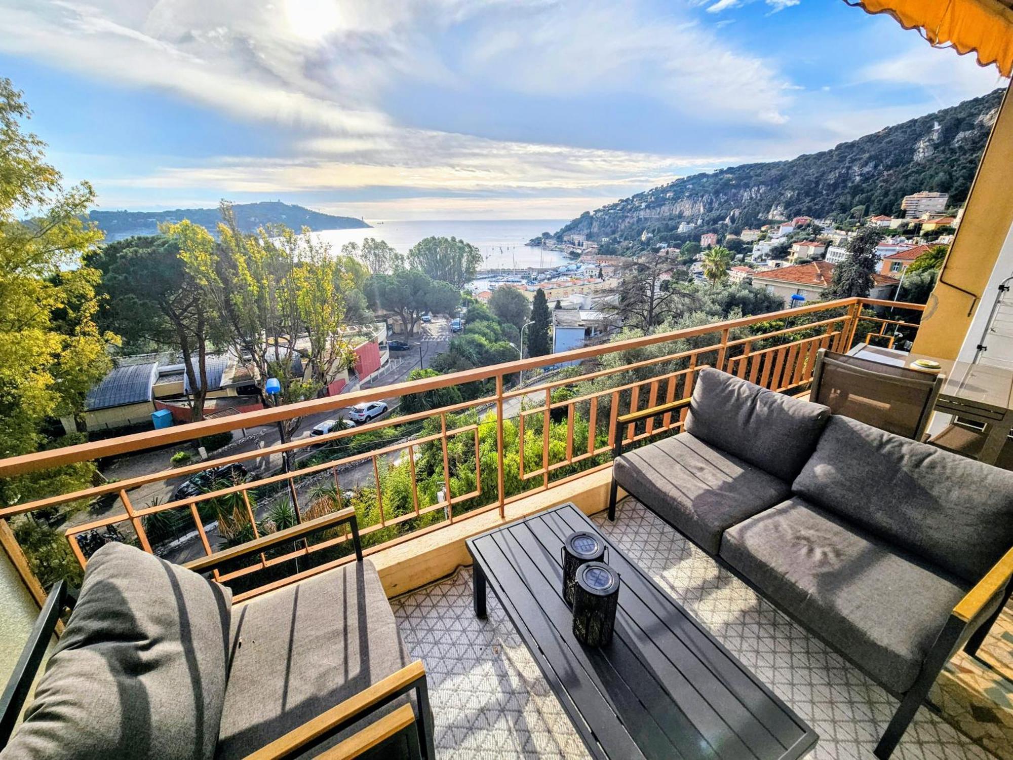 Villefranche Center Bay & Port Sea View Front Bagian luar foto
