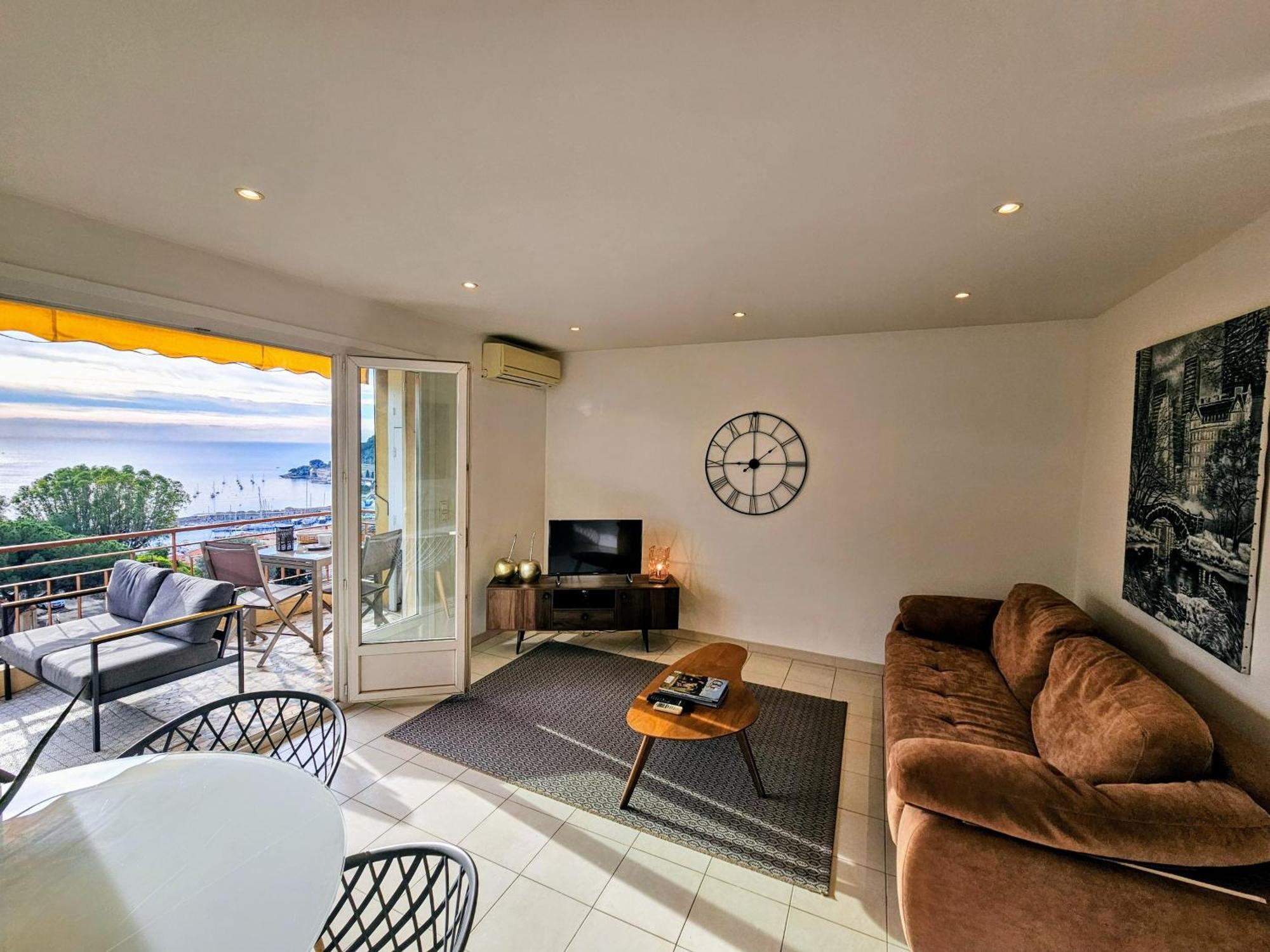 Villefranche Center Bay & Port Sea View Front Bagian luar foto